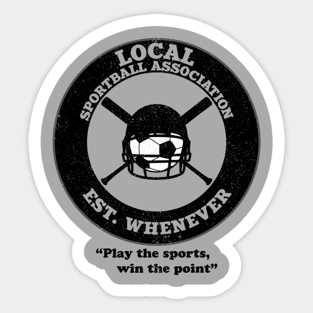 Sportball (For Light Shirts) Sticker by ThanksAnyway